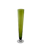 Green Pilsner Glass Vase 24"H