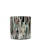 Blue Glass Mosaic 6"H