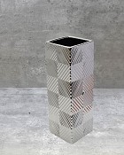 Radiance Ceramic Cube Silver Finish
