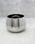 Two Tone Ribbed 4.5"H