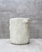 Bark Cement Planter 7.75"H