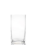 Square Clear Glass Vase 6"H (3"x3")