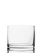 Cylinder Clear Glass Vase 3"H (4"Diameter)