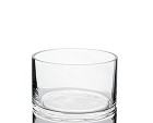 Cylinder Clear Glass Vase 3"H (5"Diameter)