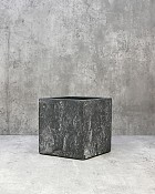 Slate Square Cement Container Dark Grey 4.5" 4.75"
