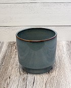 Medium Stepped Planter Blue 6"
