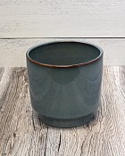 Medium Stepped Planter Blue 6"