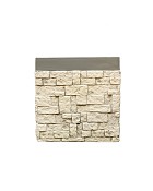 Square Brick Well Cement Planter Grey 6"