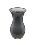 Bella Dark Grey Glass Vase 10"