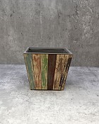 Ceramic Taper Multicoloured Container 5" x 7"