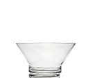 Lotus Clear Glass Bowl 9.4"