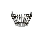 Stainless Steel Decorative Basket 13" Diameter