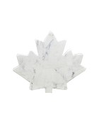 Marble Maple Leaf Cheese Serving Board 10" x 8"