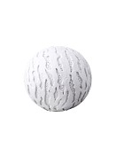 White Decorative Wave Textured Ball