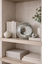 Decorative sphere with textured accents