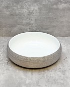 Silver Spun Textured - Bowl 10"D
