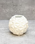 Crumple Ball Vase - Small 5.5"H