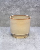 Beige Stepped Planter - Medium 6"H