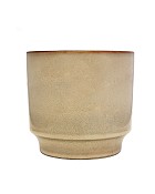Beige Stepped Planter - Medium 6"H