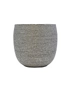 Silver Spun Textured 7"H