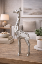 Géométrie argentée et harmonie neutre