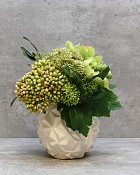 Crumple Ball Vase - Small 5.5"H