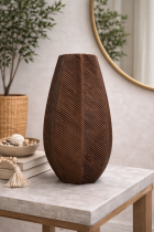 Decorative vase and natural elements