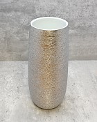 Silver Spun Textured 14.5"H