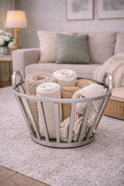 Cosy storage in the living room