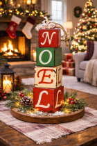 Décor de Noël chaleureux et rustique