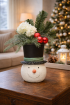 Décoration de Noël adorée sur table