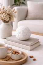 Café naturel et arrangement délicat