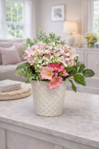 Floral beauty on a coffee table