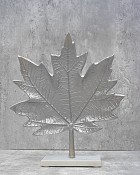 Maple Leaf Decorative Sculpture 14.5"H