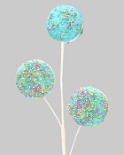 Macaroon with Sprinkles 25" Blue