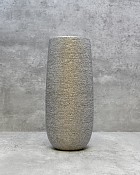 Silver Spun Textured 11"H