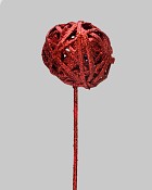 Kamboi Red Glitter Balls