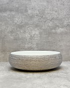 Silver Spun Textured - Bowl 10"D