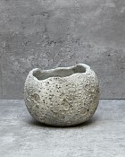 Textured Moonscape Planter 5"D