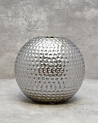 Hammered Ball Vase 5"H