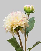 Dahlia 20" White/Pink