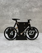 Retro Bike Flip Motion Clock 5"H