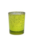 Green Glass Tealight 2.5"H