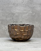 Modern Bowl Antique Brown 8"D