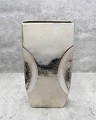 Aluminum Contour Vase 11.5"H