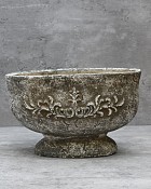 Oval Pedestal Planter 10"L