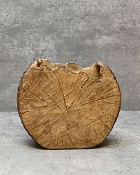 Wood Trunk - Brown 8"H