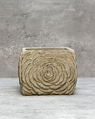 Square Flower Bloom Planter 4.5"H