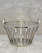 Stainless Steel Decorative Basket 15"D