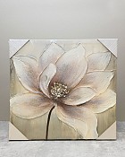 Floral Canvas Print - Right Leaning 16"H